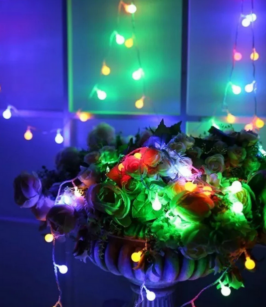 Guirnalda Bola Cristal Multicolor 10 M Led