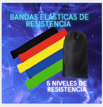 SET 5 BANDAS ELÁSTICAS RESISTENCIA
